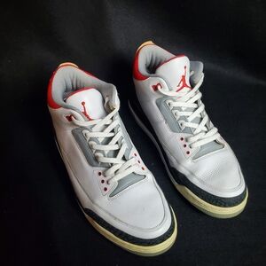 Nike Air Jordan 3 Retro 2007‎ Fire Red Size 15 136064-161